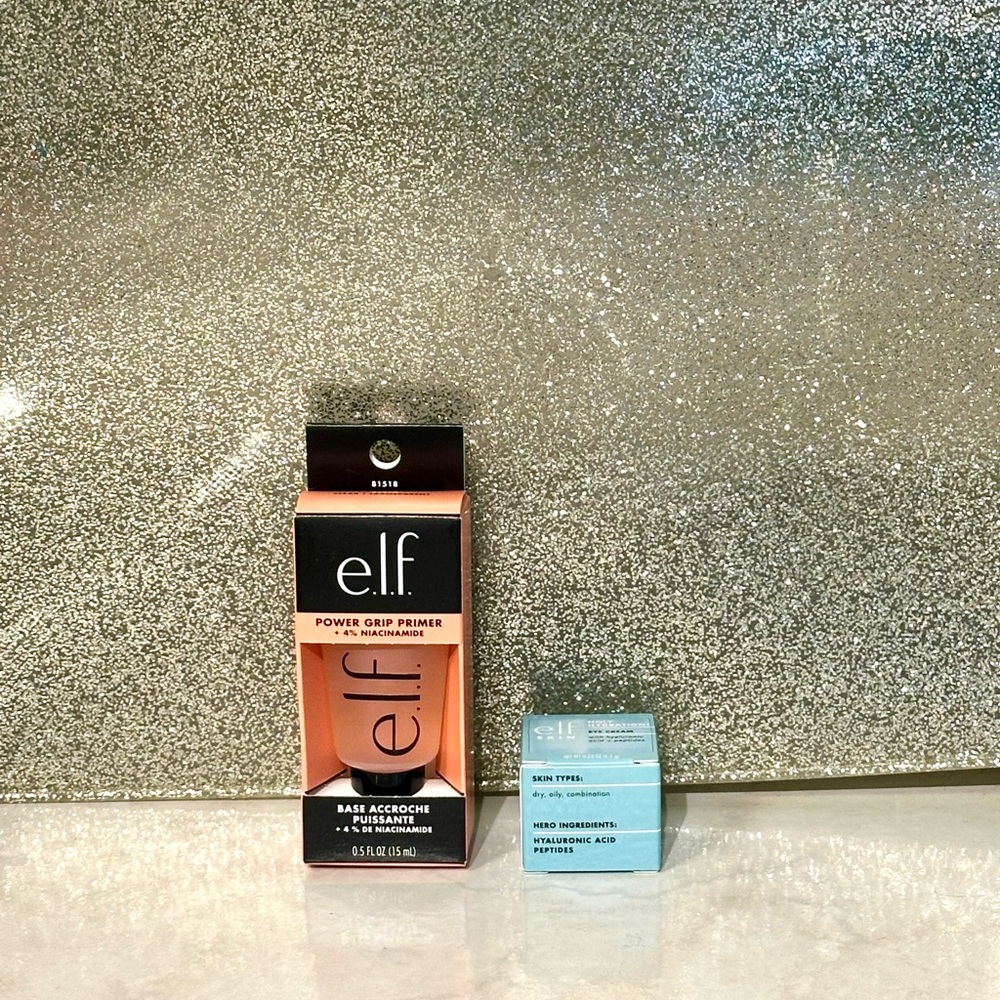 5 for $25 item 🌺 Elf Power Grip Primer and Holy Hydration Eye Cream